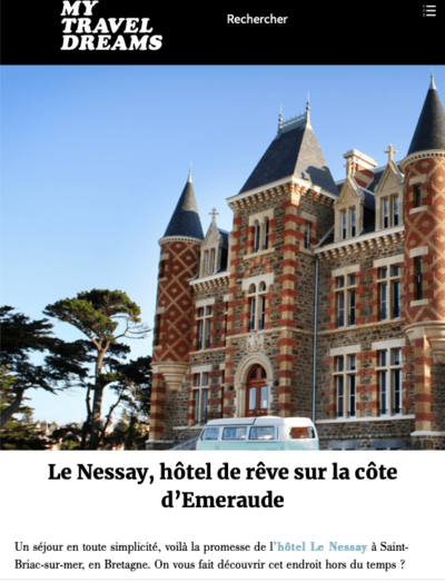 Le Nessay, hôtel de rêve sur la côte d'Emeraude